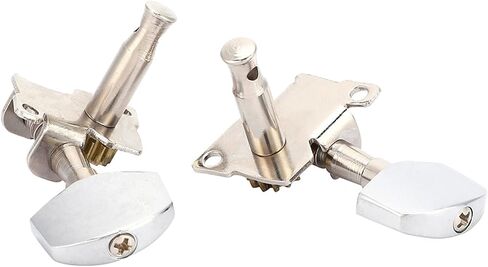 Guitar String Tuning Peg, 4pcs 2L2R Guitar Machine Heads Knobs Tuners Tuning Keys for Classical Style Ukulele Guitar DIY Parts in Saudi Arabia