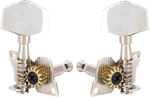 Guitar String Tuning Peg, 4pcs 2L2R Guitar Machine Heads Knobs Tuners Tuning Keys for Classical Style Ukulele Guitar DIY Parts in Saudi Arabia