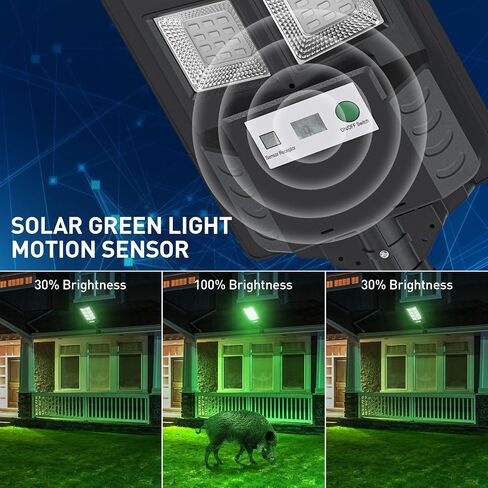 VowelsOne Hog Lights for Night Hunting,Powered Feeder Light(Green)12000LM Solar Lights for Hunting Hogs, Coyote, Varmint, Deer, Motion Activated Feeder in Saudi Arabia