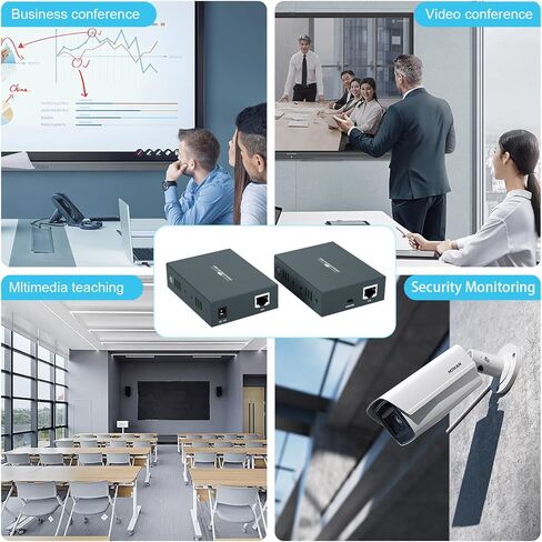 موسع HDMI USB KVM عبر كابل Cat5e/6/Ethernet واحد، يصل إلى 165 قدمًا، دقة Full HD 1080P، يدعم HDMI1.3 HDCP1.3 in Kuwait