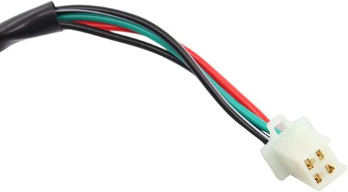 XtremeAmazing Left Starter Switch Assembly with 4 Wires Ignition Key Switch for Chinese ATVs Dirt Bikes Go Karts Scooters Quad 4 Wheeler Pit Bike 50cc 70cc 90cc 110cc 150cc 200cc 250cc in Saudi Arabia