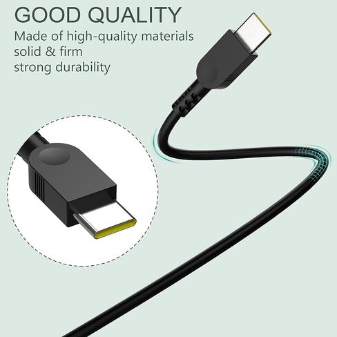 جديد 65 واط USB C شاحن الكمبيوتر المحمول لينوفو ثينك باد اليوغا Chromebook IdeaPad شاحن شحن سريع نوع C محول التيار المتردد سلك الطاقة العرض in Kuwait