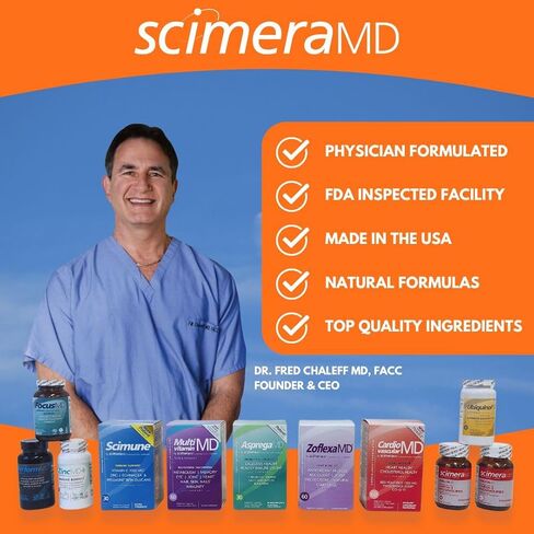 ScimeraMD® KrillOilMD زيت الكريل القطبي الجنوبي أوميغا 3 DHA EPA مكمل مع أستازانتين لدعم القلب والدماغ والمفاصل، 30 قيراط in Kuwait