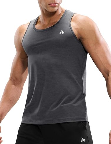 قمصان Nepest الرجالية بدون أكمام للتمرين والجري بدون أكمام، قمصان رياضية مناسبة للصالة الرياضية والسباحة والشاطئ وكمال الأجسام in Kuwait