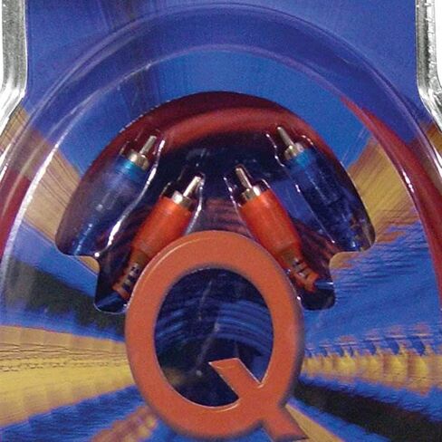 مجموعة تركيب أسلاك مكبر الصوت الكامل QPower Super Flex 4 قياس 3000 وات لتطبيقات نظام الصوت ستيريو السيارة (4 عبوات) in Kuwait