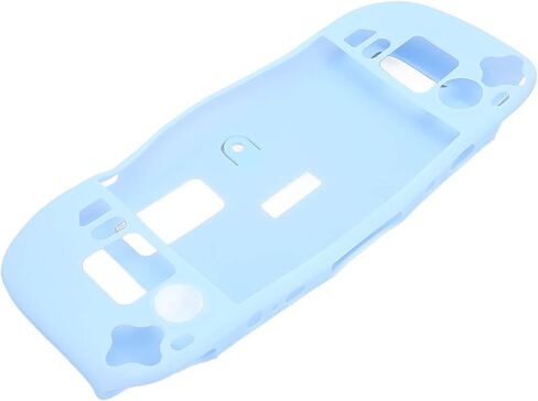 Steam Deck Protective Cover, Silicone Cover Case Compatible with Steam Deck with Anti Slip Pattern Heat Dissipation and Lanyard,Multiple Colors Protective Cover (Blue) in Saudi Arabia