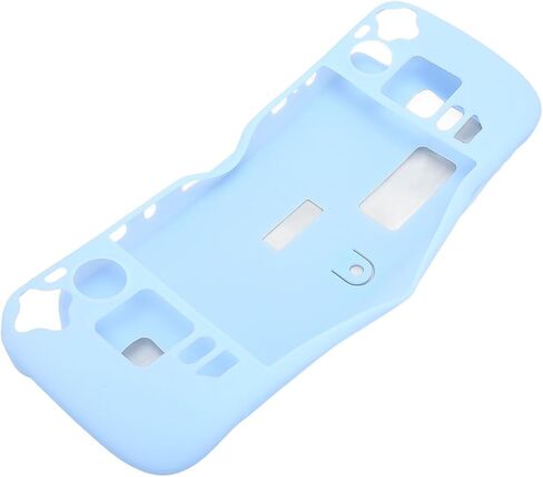Steam Deck Protective Cover, Silicone Cover Case Compatible with Steam Deck with Anti Slip Pattern Heat Dissipation and Lanyard,Multiple Colors Protective Cover (Blue) in Saudi Arabia