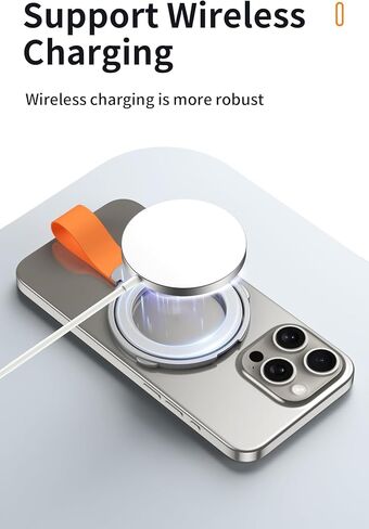 مقبض هاتف متوافق مع MagSafe، حلقة محول لـ MagSafe متضمنة، حامل هاتف، متوافق مع الشحن اللاسلكي (حلقات سيليكون سوداء-سوداء) in Kuwait