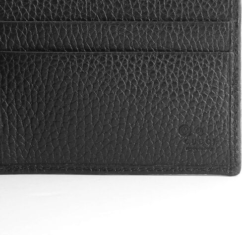 Gucci GG Original Canvas With Grained Leather Trim Bifold Wallet, Black in Saudi Arabia