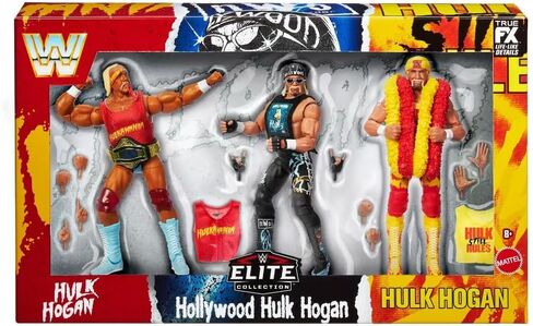 WWE Elite Collection Hulkamania 40th Anniversary Action Figure Set - 3 Pack in Saudi Arabia