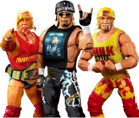 WWE Elite Collection Hulkamania 40th Anniversary Action Figure Set - 3 Pack in Saudi Arabia