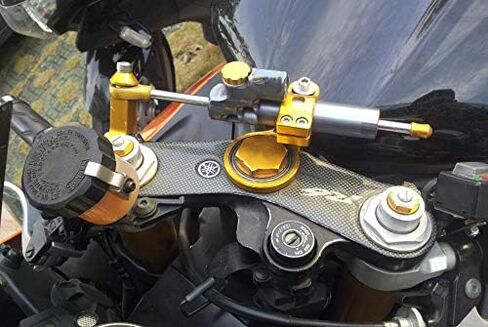 Fit For YZF R6 2006-2015 2016 2017 2018 2019 2020,R1 YZF1000 2006-2016 CNC Motorcycle Steering Damper Stabilizer Buffer Control Bar with Mounting Bracket Support Kit Full Set in Kuwait