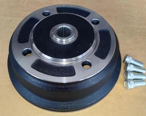 WANTONE RACING أسطوانة فرامل المحور الأمامي الأيسر أو الأيمن # 41038-0034 مع مسامير العجلات 92150-1366 بديلة لـ Kawasaki Mule 3000، 3010، 4000 و4010 UTVs باللون الأسود in Kuwait