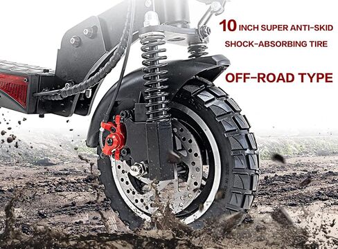 10 Inch Solid Tire 10x2.70 10x2.75 Tire for Hover-1 Alpha Hiboy Titan PRO Scooter 70/65-6.5 Tubeless Puncture-Proof Tire, Explosion-Proof Solid Tires, Shockproof Super-Grip Design in Saudi Arabia