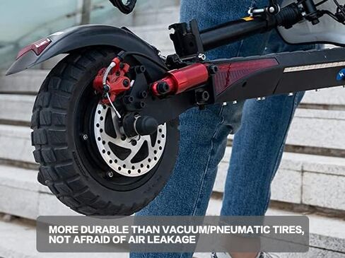 10 Inch Solid Tire 10x2.70 10x2.75 Tire for Hover-1 Alpha Hiboy Titan PRO Scooter 70/65-6.5 Tubeless Puncture-Proof Tire, Explosion-Proof Solid Tires, Shockproof Super-Grip Design in Saudi Arabia