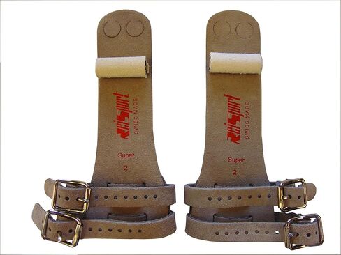 Reisport Men's Ring Gymnastics Grips - Durable Leather Hand Grips for Gymnastics Rings Men & Boys - Gymnastics Equipment & Accessories for Advanced Gymnasts in Saudi Arabia