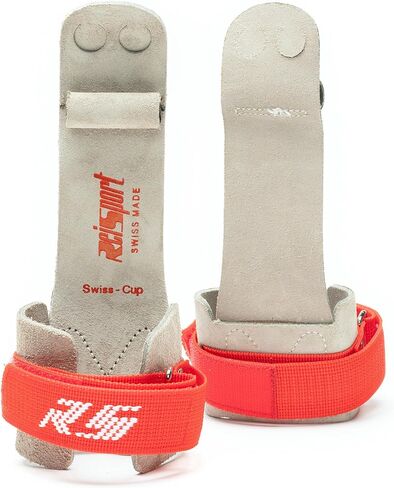 Reisport Men's Ring Gymnastics Grips - Durable Leather Hand Grips for Gymnastics Rings Men & Boys - Gymnastics Equipment & Accessories for Advanced Gymnasts in Saudi Arabia