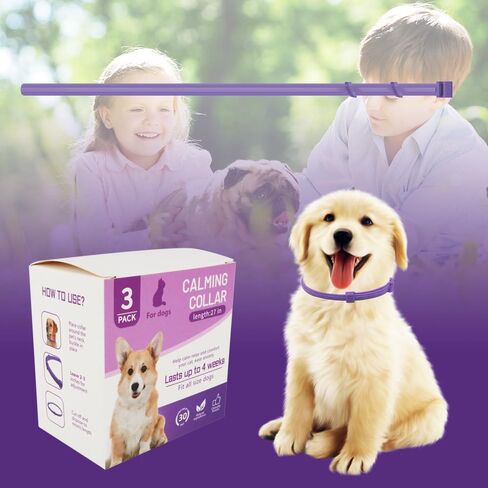 basajaun Calming Collar for Dogs 3 Packs Anxiety Relief Dog Pheromone Collar (Cat) in Saudi Arabia