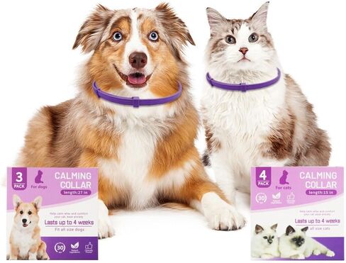 basajaun Calming Collar for Dogs 3 Packs Anxiety Relief Dog Pheromone Collar (Cat) in Saudi Arabia