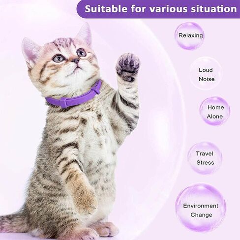 basajaun Calming Collar for Dogs 3 Packs Anxiety Relief Dog Pheromone Collar (Cat) in Saudi Arabia