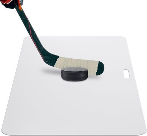 RoundFunny 2 جهاز كمبيوتر شخصى 30 "× 60" وسادة الرماية لـ Puck Rebounder هوكي الجليد ممارسة حصيرة الهوكي التدريب الرياضي المعونة لإطلاق النار معدات مهارات الهوكي لإيقاف التعامل مع عصا الجليد in Kuwait