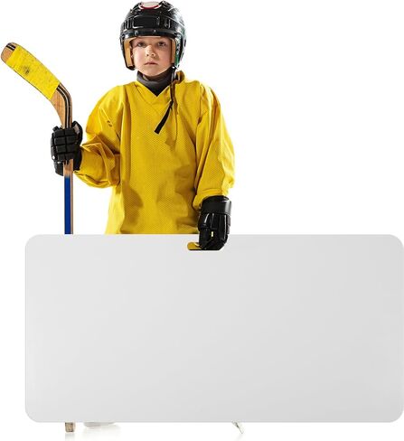 RoundFunny 2 جهاز كمبيوتر شخصى 30 "× 60" وسادة الرماية لـ Puck Rebounder هوكي الجليد ممارسة حصيرة الهوكي التدريب الرياضي المعونة لإطلاق النار معدات مهارات الهوكي لإيقاف التعامل مع عصا الجليد in Kuwait