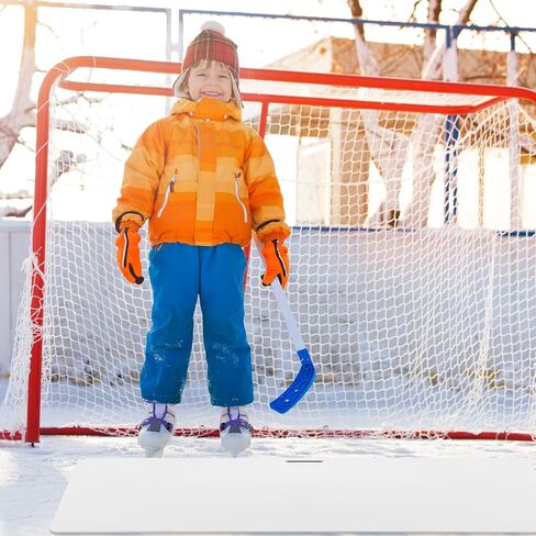 RoundFunny 2 جهاز كمبيوتر شخصى 30 "× 60" وسادة الرماية لـ Puck Rebounder هوكي الجليد ممارسة حصيرة الهوكي التدريب الرياضي المعونة لإطلاق النار معدات مهارات الهوكي لإيقاف التعامل مع عصا الجليد in Kuwait