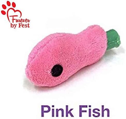 Furever 3 Replacement Cat Toy Attachments to use with The Pop and Play; Includes One Mouse, One Fish and One Feather. Ideal for Your cat, Interactive Way. Best Cat Toys Ever in Saudi Arabia