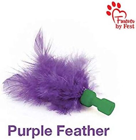 Furever 3 Replacement Cat Toy Attachments to use with The Pop and Play; Includes One Mouse, One Fish and One Feather. Ideal for Your cat, Interactive Way. Best Cat Toys Ever in Saudi Arabia
