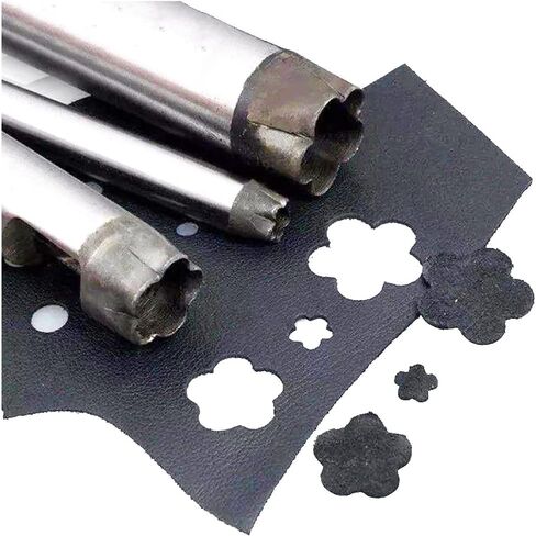 Mr.tomato Mr.Tomato Plum Flower Shapes Style Hollow Punch Cutter Set for Handmade DIY Leather Craft Leather Belt, Watch Band and PUNCH5petal_20mm 0 in Saudi Arabia