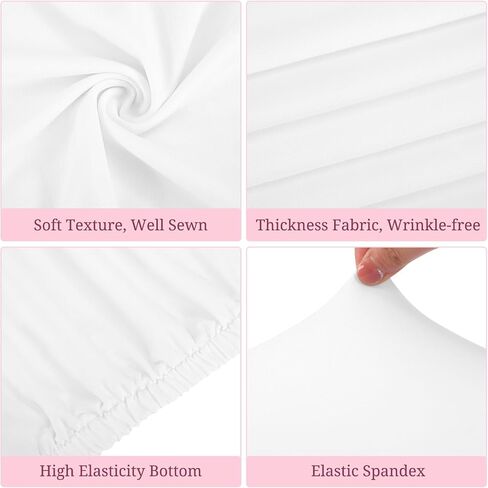 Set of 5 Spandex Cylinder Pedestal Stand Covers Beige Round Cylinder Plinth Display Box Stand Covers, Pillar Covers for Party Wedding Baby Shower Birthday Event Decor (Cylinder Stands Not Included) in Saudi Arabia