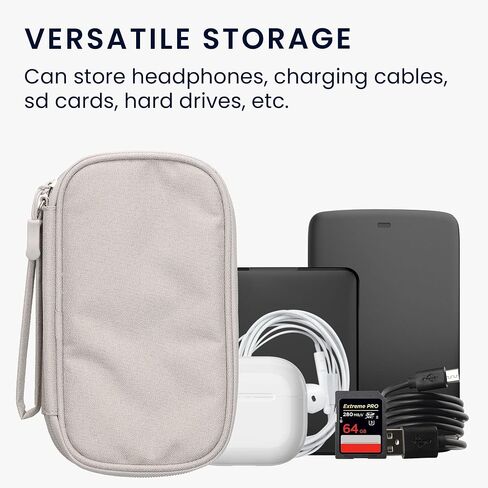 kwmobile Power Bank Case Compatible with Anker PowerCore 20000/20100 / 10000/13000 mAh Case 17.5 x 8 cm Inner Size - Grey in Saudi Arabia
