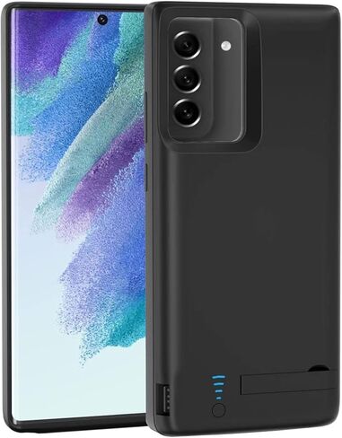 Fey Battery Case for Galaxy S22, Extended Battery Charging Case for Samsung Galaxy S22 5G,Rechargeable External Backup Battery Power Bank Case,Black in Kuwait