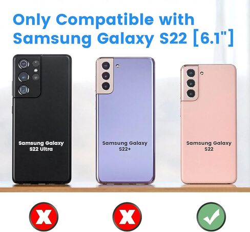 Fey Battery Case for Galaxy S22, Extended Battery Charging Case for Samsung Galaxy S22 5G,Rechargeable External Backup Battery Power Bank Case,Black in Kuwait