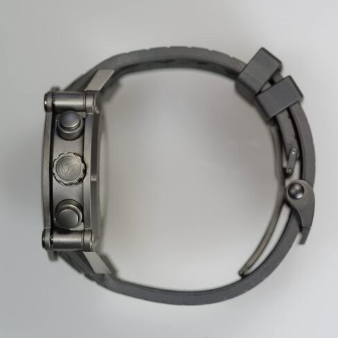LONGIO Luxury Watches for Men, Swiss Automatic Chronograph Watch with Natural Rubber Strap_X-Racer in Saudi Arabia