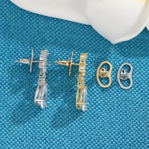 Earring Backs for Droopy Ears, AKRUWELY Locking Bullet Earring Support Lifter Backs for Heavy Earrings Earlobe Large Earring Backings for Studs Heavy Earring Support Backs Gold 4pcs in Kuwait