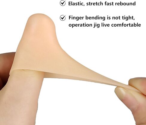 20 قطعة من مهود الأصابع الجل، أغطية حماية الإبهام، غطاء حماية لأكمام الأصابع من السيليكون لأطراف الأصابع، أغطية الأصابع لزلات تشققات الجلد الجاف in Kuwait