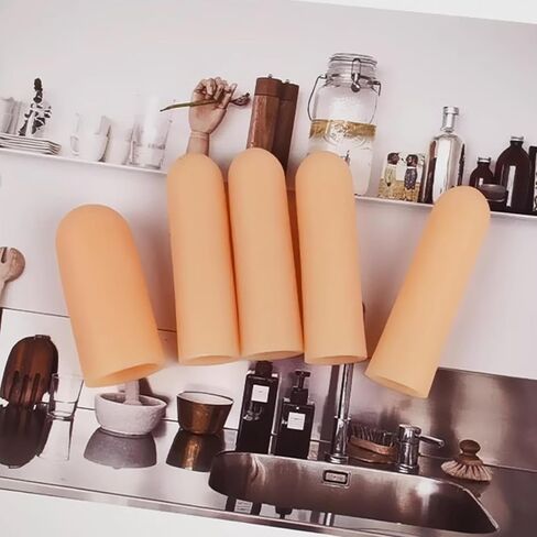 20 قطعة من مهود الأصابع الجل، أغطية حماية الإبهام، غطاء حماية لأكمام الأصابع من السيليكون لأطراف الأصابع، أغطية الأصابع لزلات تشققات الجلد الجاف in Kuwait