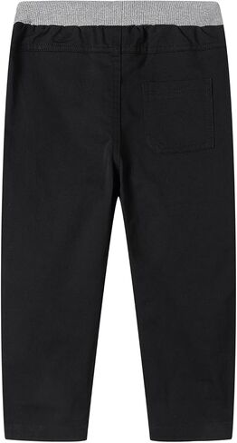 Mud Kingdom Toddler Boys Cotton Pull On Pants Adjustable Elastic Waist 3-9 Years in Saudi Arabia