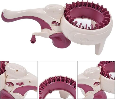 Garosa Knitting Machine Smart Weaving Loom Round Spinning Knitting Machines for Sock Hat Scarf Knitting & Crochet Supplies in Saudi Arabia