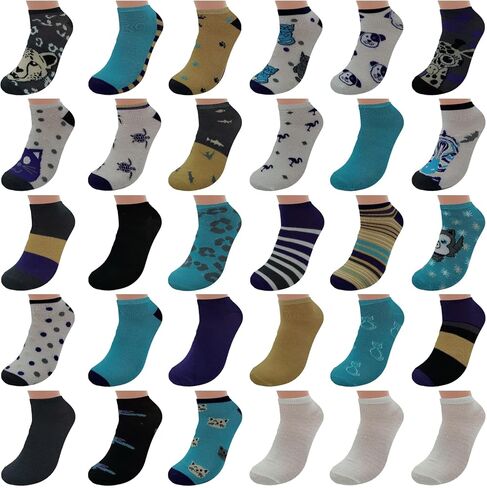 BRIGHT STAR Women Low Cut Ankle Socks(30-Pair) Athletic,Workout,Running in Saudi Arabia