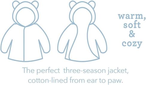 Magnificent Baby Magnetic Me Baby Bear Fleece Magnetic Hooded Jacket in Kuwait