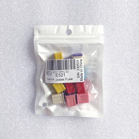 Gebildet 12pcs 12V-24V Automotive Low Profile Jcase Box Shaped Assorted Fuse for Trucks,Cars and SUV,Boat(20A/25A/30A/40A/50A/60A,Each 2pcs) in Kuwait