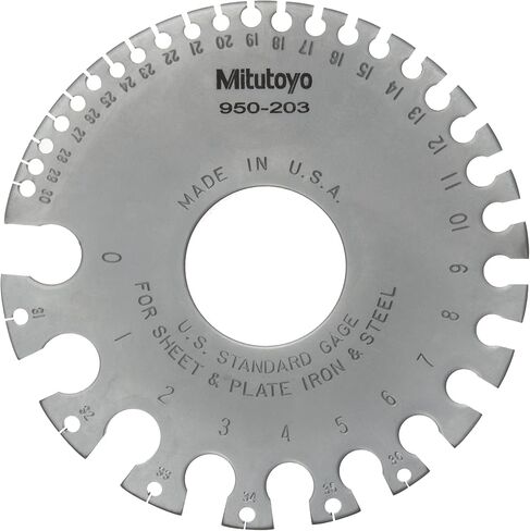 Mitutoyo 950-203, U.S. Standard Wire Gage for 0-36 Gage Ferrous Wire in Saudi Arabia