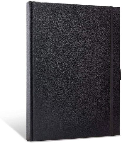 KINGART 625 Black Hardcover 8.5" x 11" Sketchbook Journal, Perfect Bound, for Wet & Dry Media, 160 Pages / 80 Sheets in Saudi Arabia
