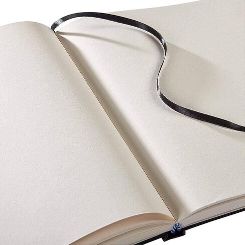 KINGART 625 Black Hardcover 8.5" x 11" Sketchbook Journal, Perfect Bound, for Wet & Dry Media, 160 Pages / 80 Sheets in Saudi Arabia
