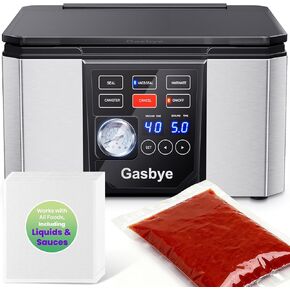 Vacuum Sealer Machine, 90kPa Food Sealer with Double Heat Seal for Dry/Moist Food, Easy-lock Handle, Built-in Bag Storage & Cutter, Progress Display, Removable Drip Tray, Silver in Saudi Arabia