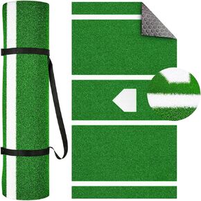 بساط مضرب البيسبول، بساط تدريب على ضرب البيسبول، كرة لينة مرصعة بالعشب، بساط تدريب على ضرب البيسبول، صندوق ضارب مضاد للبهتان، بساط ممارسة محمول للعشب مع حزام للحمل in Kuwait