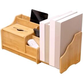 Desktop Bookshelf Small Stretchable Desktop Bookshelf, Bamboo Storage Shelf Multi Compartment, for Home Office Bedroom Display Organizer Rack Small Bookshelf in Saudi Arabia