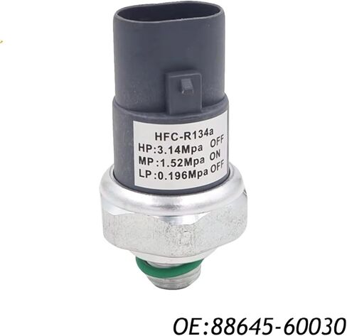 AC Pressure Sensor Switch, for Prius 2001-2004, for Sienna 1998-2003 88645-60030 Air Condition Switch Sensor Pressure A/C Pressure Sensor Switch in Saudi Arabia